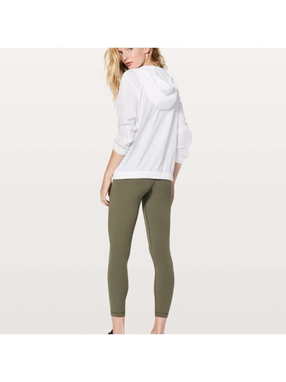 Lululemon Pack Light 1/2 Zip Pullover White - Picture 3 of 13